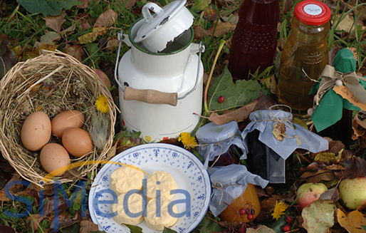 Typowe produkty Południowy Tyrol Dolomity