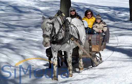 Zima Południowy Tyrol Dolomity